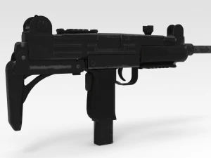 मशीनगन 3D मॉडल