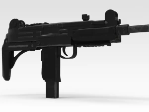 मशीनगन 3D मॉडल