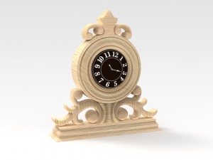 Cream Mantle Clock