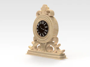 Mantle Clock 3D Model