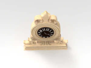 Mantle Clock 3D Model
