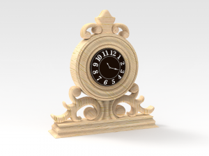 Mantle Clock 3D 模型