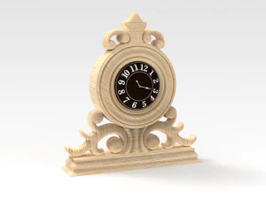 Mantle Clock 3D Model
