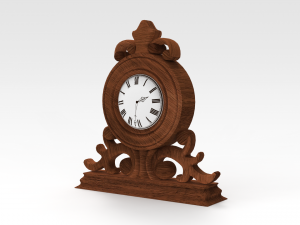 Mantle Clock 3D Model