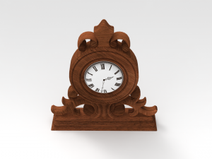 Mantle Clock 3D Model