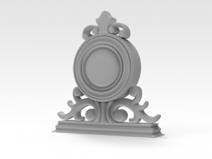 Mantle Clock 3D Model