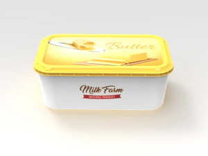 Margarine Container 3D Model