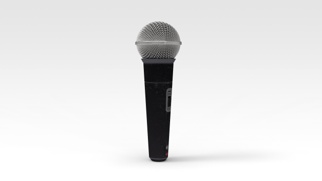 Microphone Modelo 3D .c4d .max .obj .3ds .fbx .stl .blend 
