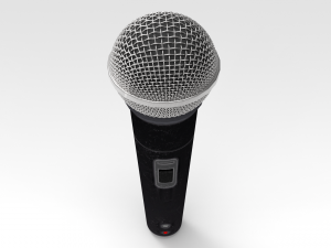 Microphone Modelo 3D
