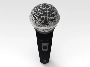 マイクロフォン 3Dモデル