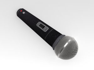 Microphone Modelo 3D