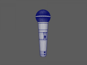 Microphone Modelo 3D