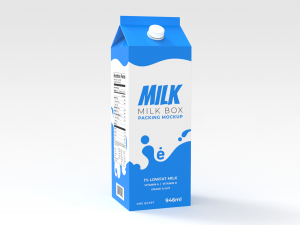 Milk Carton 3D Model