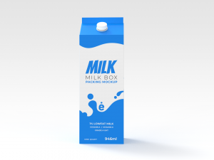 Milk Carton Modelo 3D
