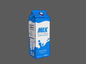 Milk Carton Modelo 3D