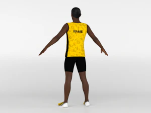 Athlete Runner 3D Model