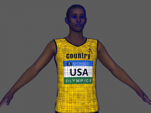 Athlete Runner Modèle 3D