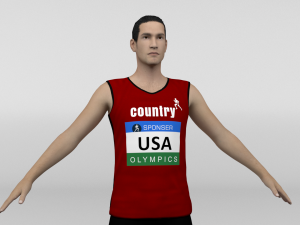 Athlete Runner Model 3D