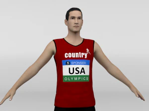 Atleta Corredor Modelo 3D