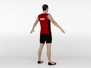 Athlete Runner Model 3D