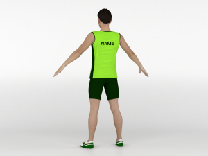 Athlete Runner 3D Model