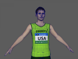Athlete Runner 3D Model
