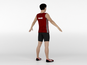 Athlete Runner 3D Model
