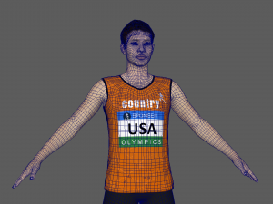 Athlete Runner 3D Модель