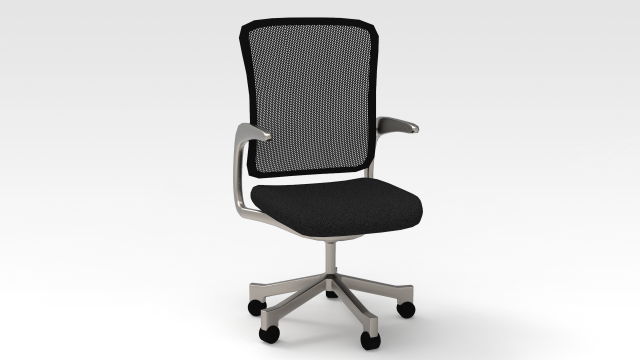 Office Chair Modelo 3D .c4d .max .obj .3ds .fbx .stl .blend 