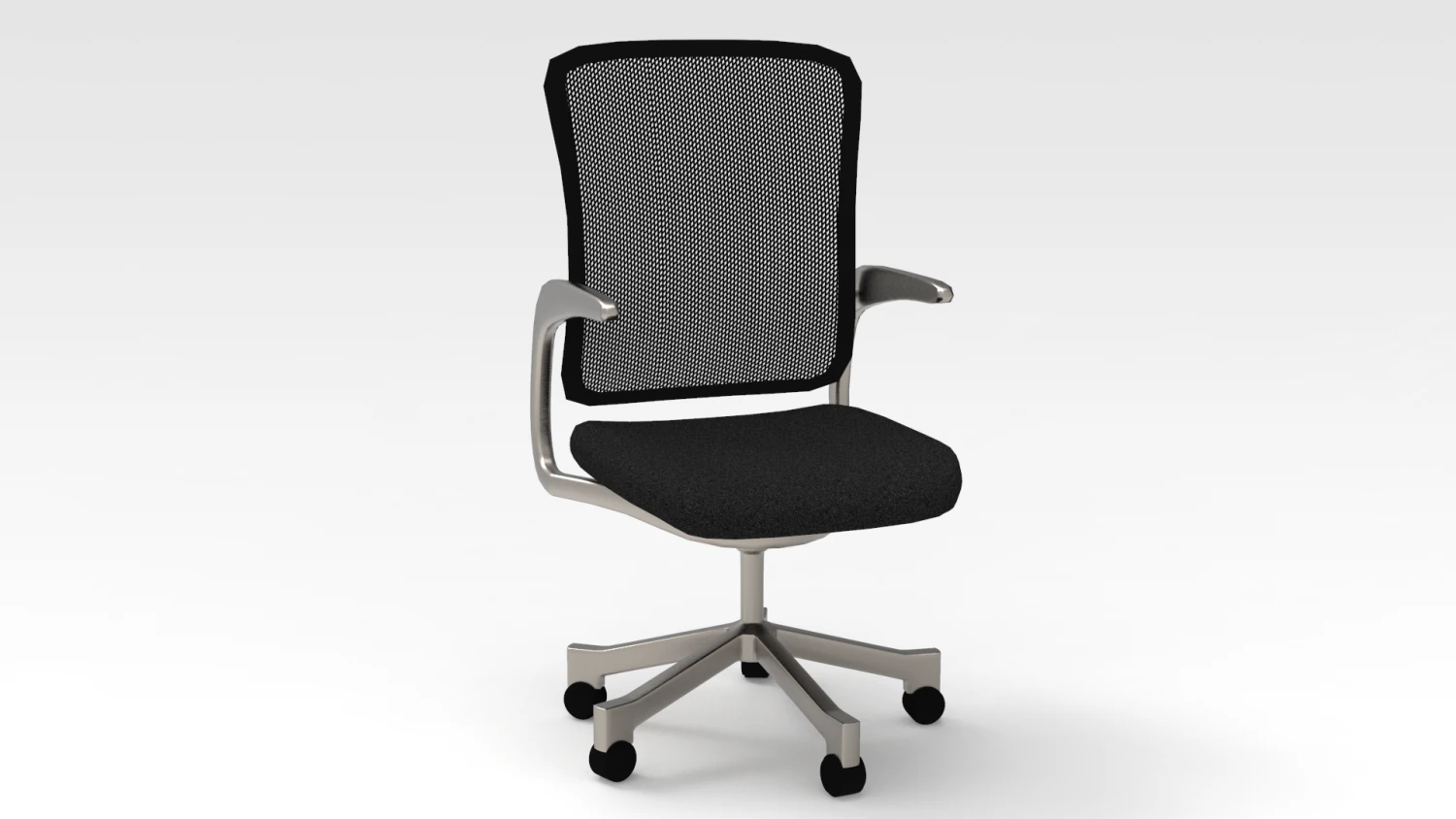B&uuml;rostuhl 3D Modell .c4d .max .obj .3ds .fbx .stl .blend 