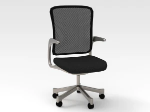 B&uuml;rostuhl 3D Modell