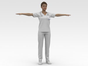 Nurse 3D 模型