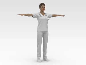 Nurse 3D Model