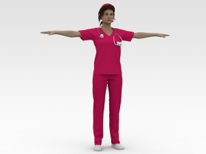 Nurse 3D 模型