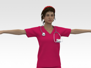 Nurse Model 3D