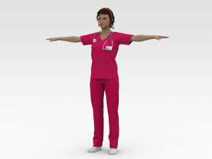 Nurse Model 3D