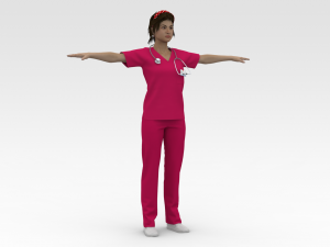 Nurse Model 3D