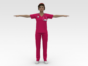 Nurse Model 3D