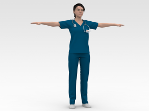 Nurse 3D 模型