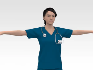 Hemşire 3D Model