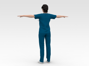 Nurse Modello 3D