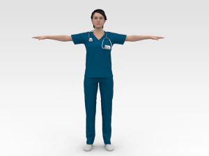 Hemşire 3D Model