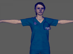 Nurse Modello 3D