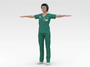 Nurse 3D Модель