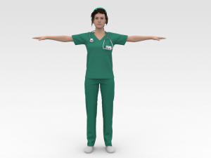 Nurse 3D Модель