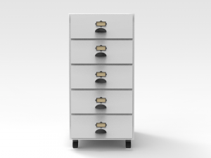 Office Drawers 3D Model