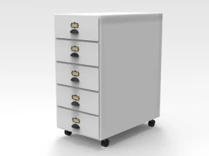 Office Drawers 3D Model