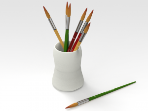 Paint Brush 3D Model