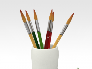 Paint Brush 3D Model