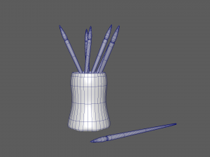 Paint Brush 3D Model